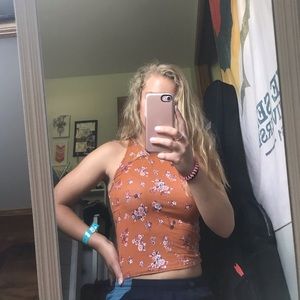 cropped american eagle tank top